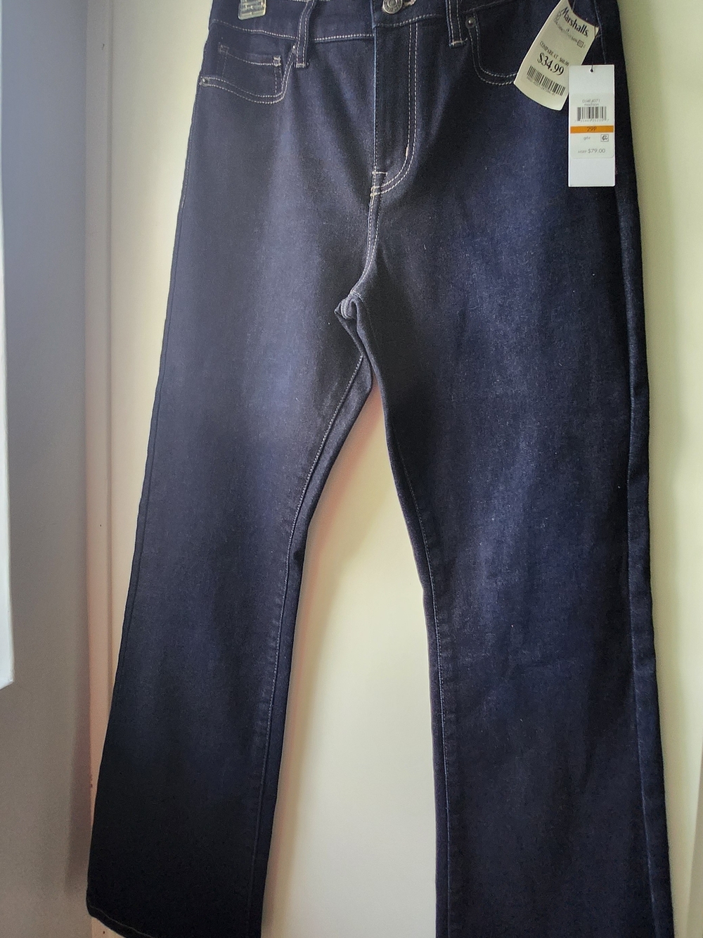 DKNY Women's Dark Blue Bootcut Jeans